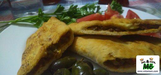 Evde Kıymalı Kapalı Pide 7 – kıymalı spagetti Evde Kıymalı Kapalı Pide