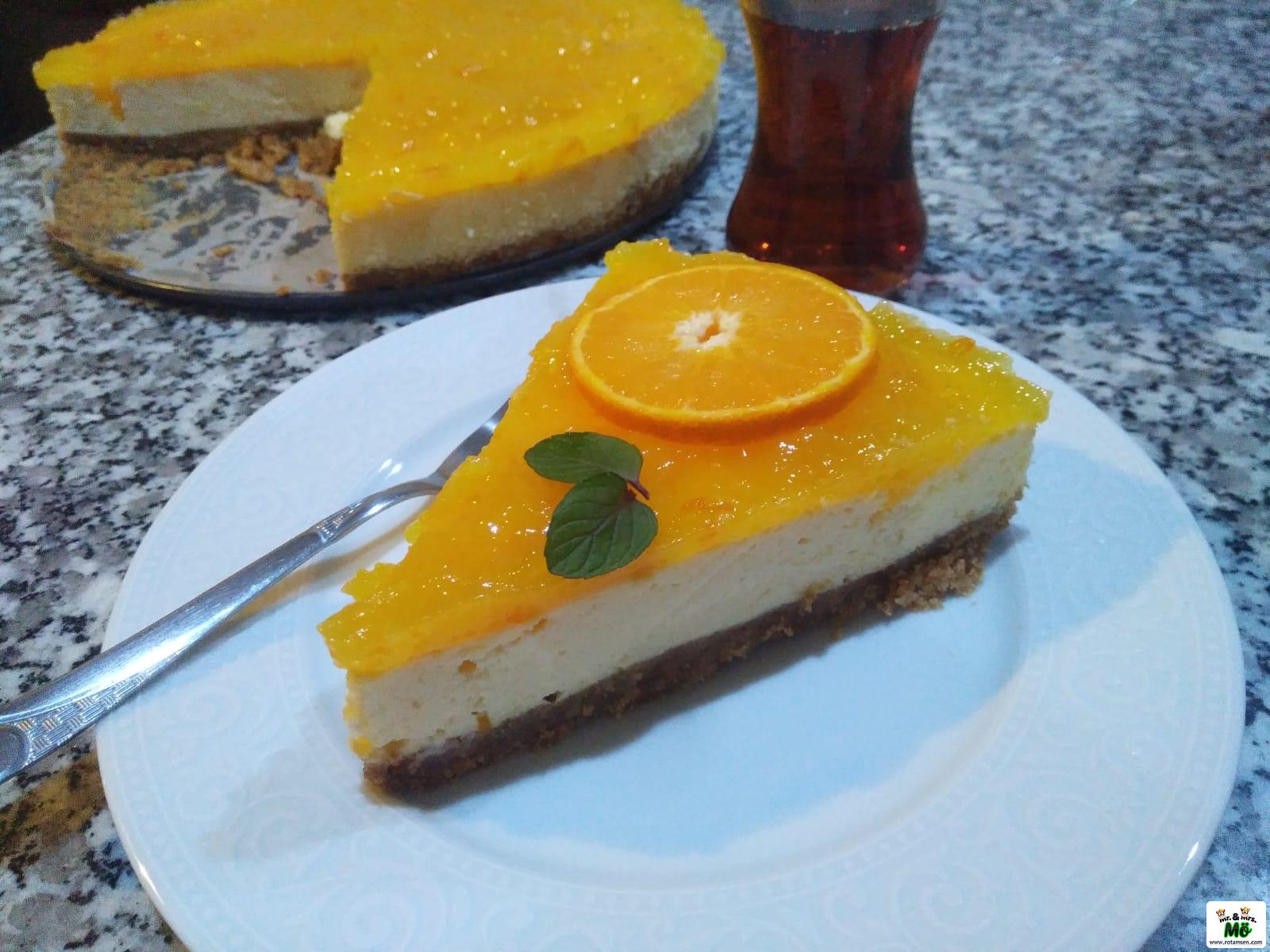 Portakallı Cheesecake Tarifi 1 – portakallı cheesecake Portakallı Cheesecake Tarifi 1 – cheesecake 8